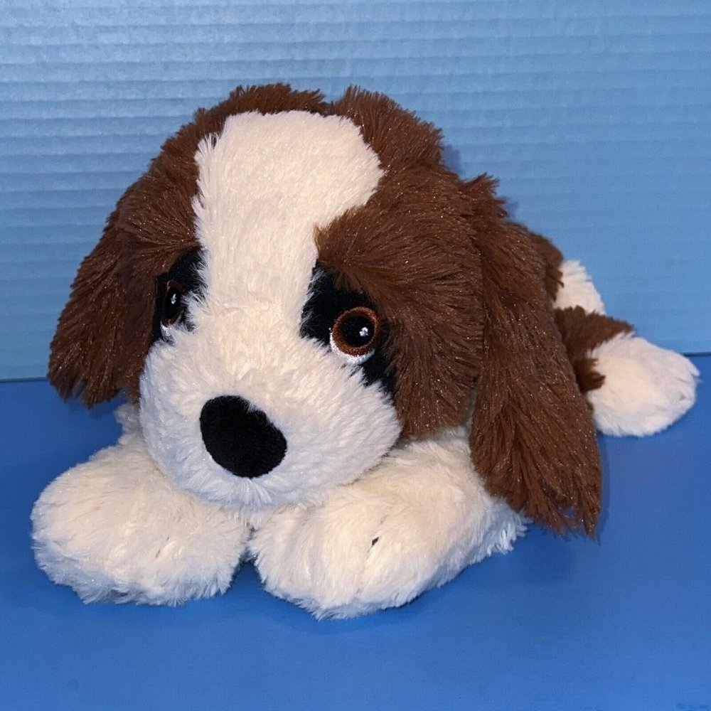 Warmies St. Bernard Puppy Dog Brown Microwaveable 12" Plush Heat Therapy Intelex